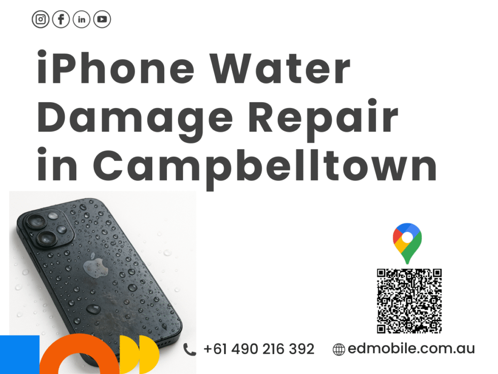 iPhone water damage repair Campbelltown