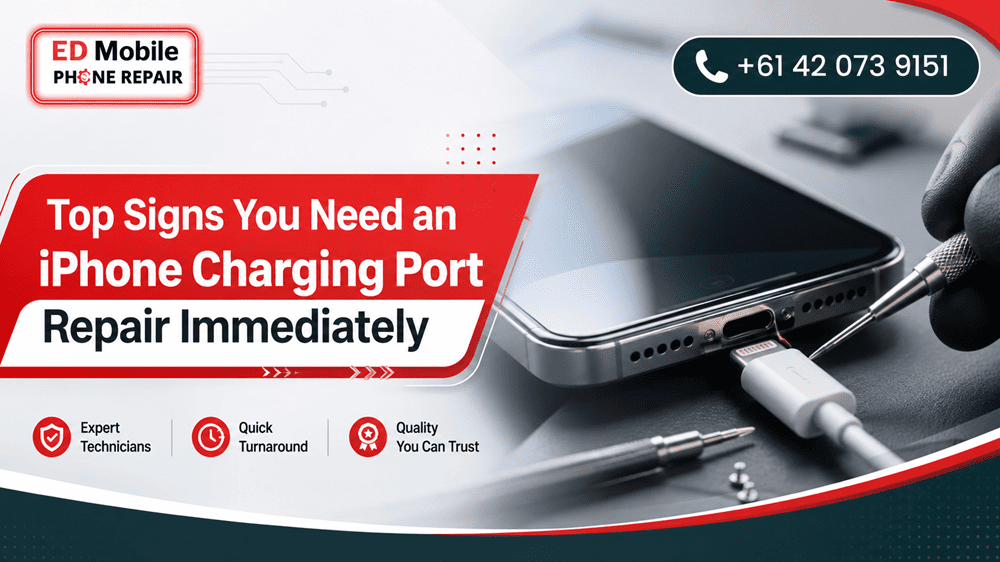 Top Signs You Need an iPhone Charging Port Repair Immediately