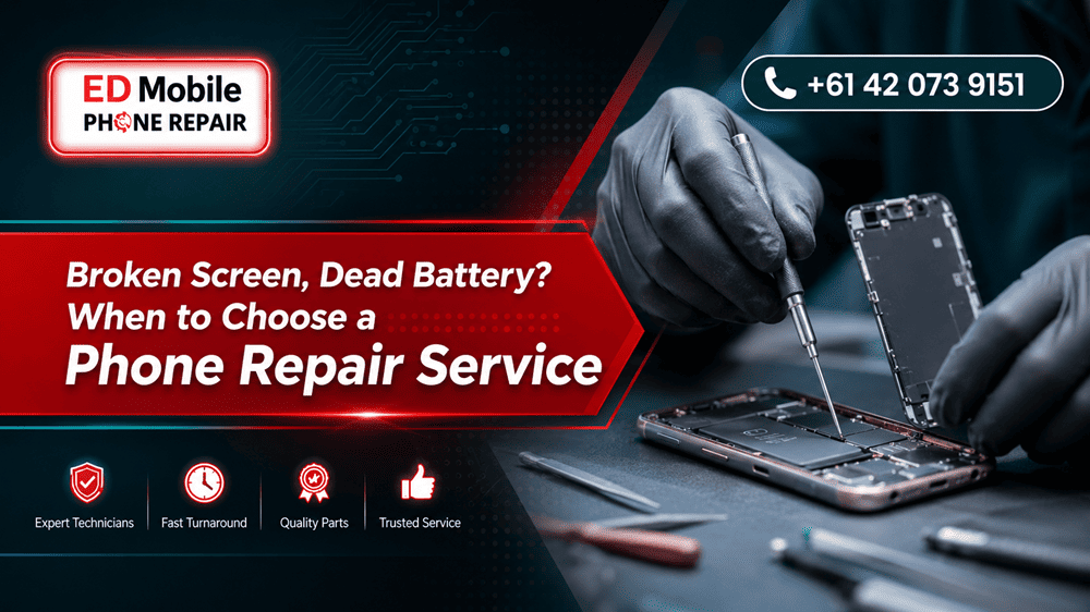 Broken Screen, Dead Battery? When to Choose a Phone Repair Service