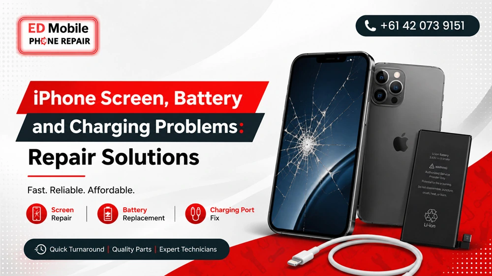 iPhone Screen, Battery and Charging Problems Repair Solutions